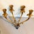 Early 20th Century Early 20th Century Rococo Revival Four-Arm Gilt Metal Candle Wall Sconce For Sale - Image 5 of 11