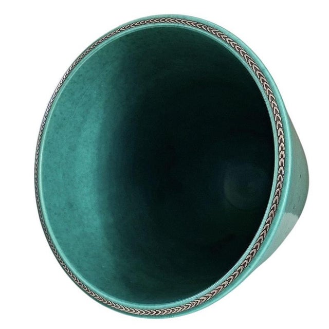 Large Argenta Vase by Wilhelm Kåge for Gustavsberg, Sweden, 1930s For Sale - Image 6 of 11