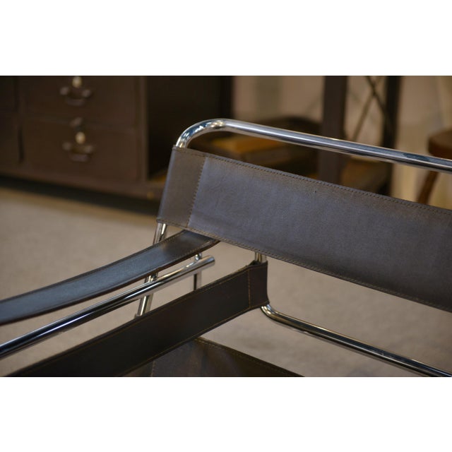 Black Bauhaus Wassily Armchair by Marcel Breuer, 1970s For Sale - Image 8 of 14