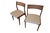 A very elegant set of six exclusive dining chairs in solid teak, model u20, designed by the renowned danish furniture...