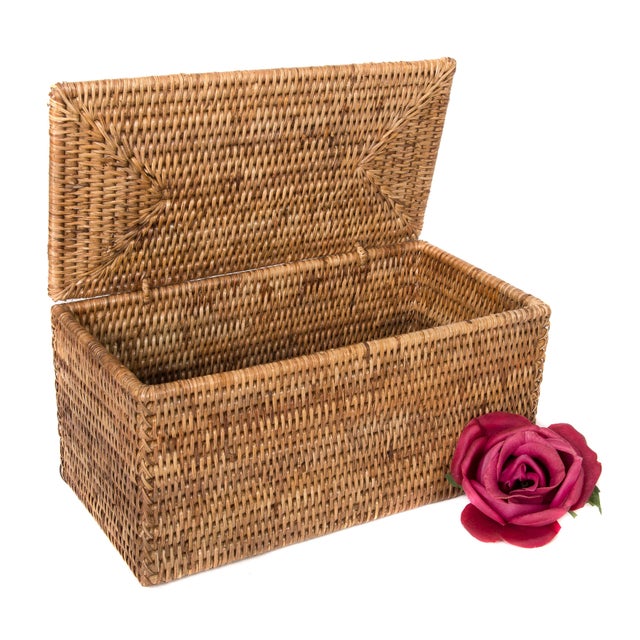 Artifacts Rattan hand woven rattan tissue box covers and boxes provide the perfect accent to any room in the house with a...