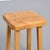 Brown Vintage Pine Stool, France, 1980s For Sale - Image 8 of 11