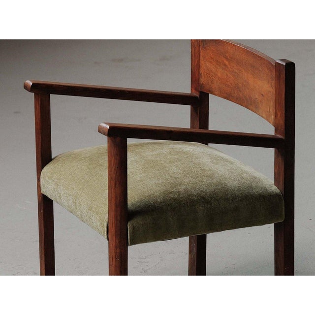 Mid-Century Modern Modern Wooden Armchair, France, 1950 For Sale - Image 3 of 18