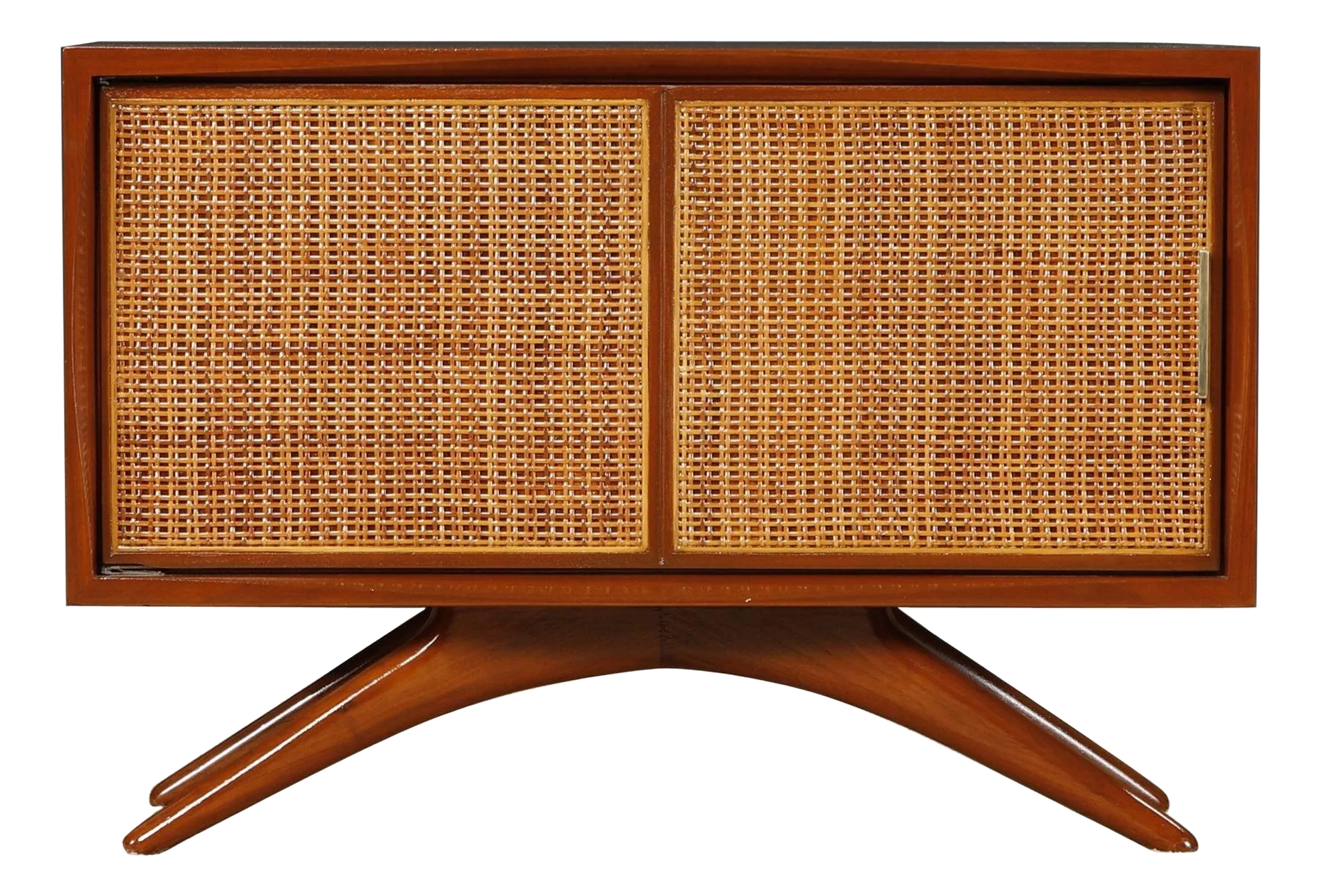 Caned Sculptural Cabinet by Vladimir Kagan for Grosfeld House