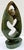 Gemstone 1920sLarge Hand-Carved Shona Serpentine Stone Couple Sculptur For Sale - Image 7 of 13