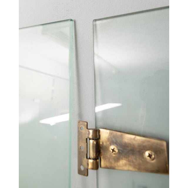 Fontana Arte Vintage Doors in Glass and Brass from from Fontana Arte, Set of 4 For Sale - Image 4 of 11