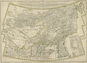 Antique Hand-Colored Map of Tartary, China and Korea, 1741