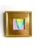 2020s Curated Set of 4 Framed Mini Paintings in Pastel Tones For Sale - Image 5 of 6