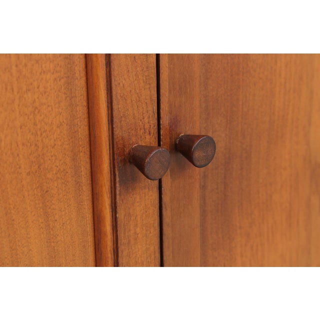 Walnut Mid Century Modern Gentlemens Chest Armoire by Lane For Sale - Image 10 of 18