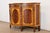 French Provincial Late 20th Century French Regency Louis XVI Inlaid Flame Mahogany Hand Painted Sideboard or Bar Cabinet For Sale - Image 3 of 13