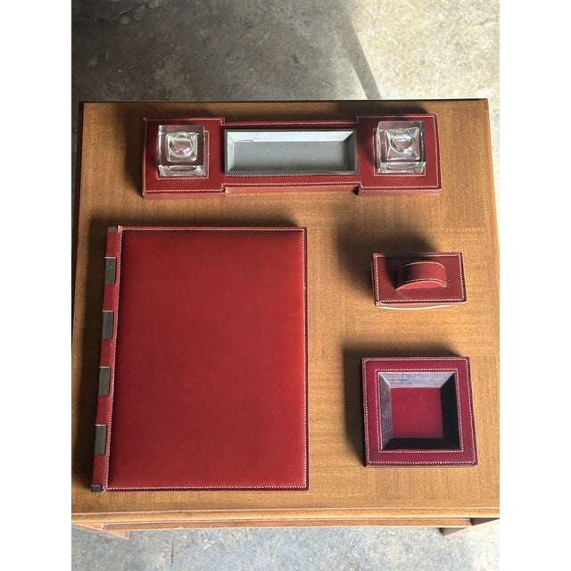 A incredibly rare 4 piece set for the discerning collection. Designed in the 1940s by Paul Dupré-Lafon for Hermès. This is...