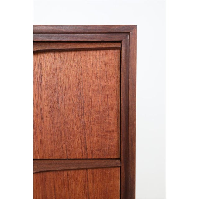 Mid-Century Danish Teak Chest of Drawers, 1960s For Sale - Image 4 of 15