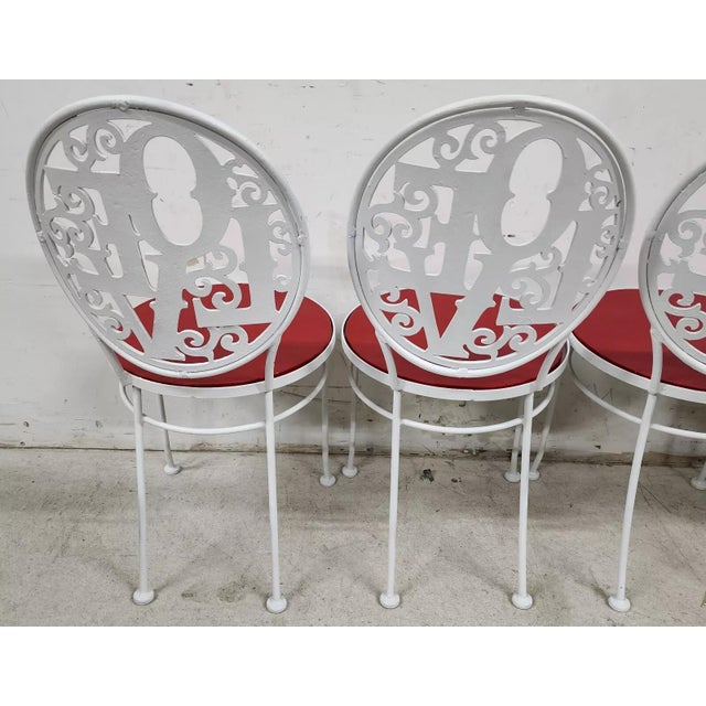 Arthur Umanoff Iron Love Chairs 1960s For Sale - Image 10 of 12