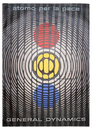 Atom for Peace Poster by Erik Nitsche for General Dynamics, 1955