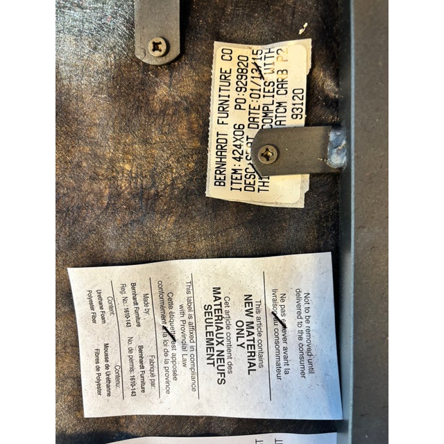 Bernhardt Bernhardt Greyson Fabric Bench For Sale - Image 4 of 5