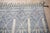 6x9 Modern Light Blue Geometric Moroccan Handknotted Wool Berbet Carpet Rug For Sale - Image 4 of 6
