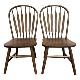 Vintage Bent Hoop Back Spindle Paddle Back Arrow Back HIgh Back Windsor Chairs For Sale