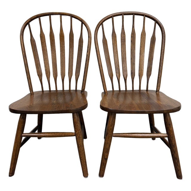 Vintage Bent Hoop Back Spindle Paddle Back Arrow Back HIgh Back Windsor Chairs For Sale