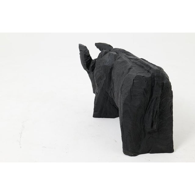 Taurus Sculpture in Burnt Oak by Logniture For Sale - Image 9 of 17