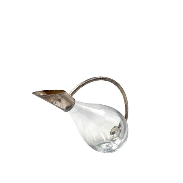 1980s Hollywood Regency Silver Decanter, Masini Florence Italy 1980s For Sale - Image 5 of 10