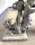 French Bronze Figural Coffee Table With Travertine Top For Sale - Image 9 of 11