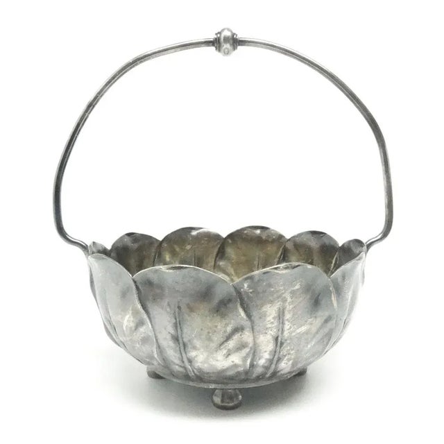 Silver Art Nouveau Candyer from Norblin, Poland, 1890s For Sale - Image 8 of 9