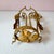 Hollywood Regency Vintage Gold Gilt Metal Ivy Leaf Bottle Holder For Sale - Image 3 of 8