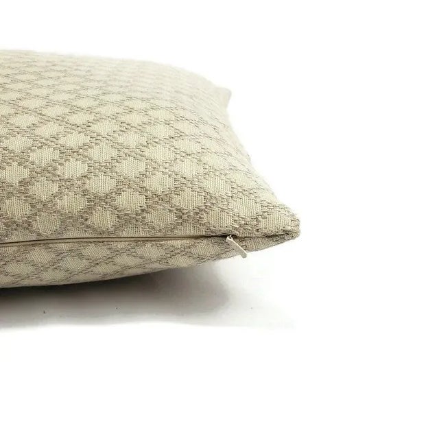 Colefax and Fowler Bertram in Cream Lumbar Pillow Cover For Sale - Image 4 of 6