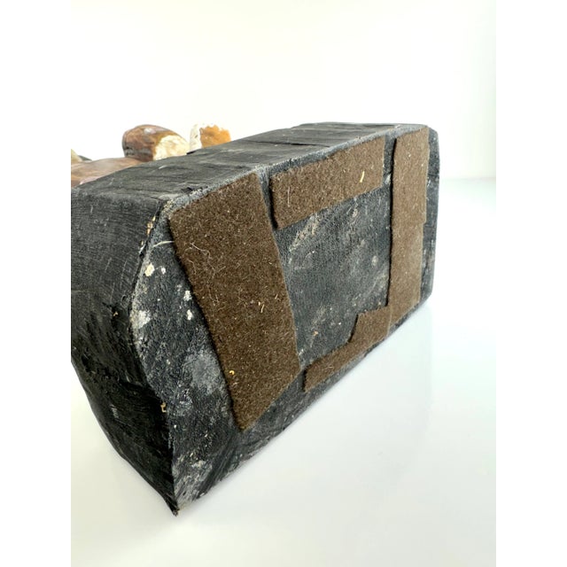 Vintage Hand Carved Wood Asian Fisherman For Sale - Image 11 of 11