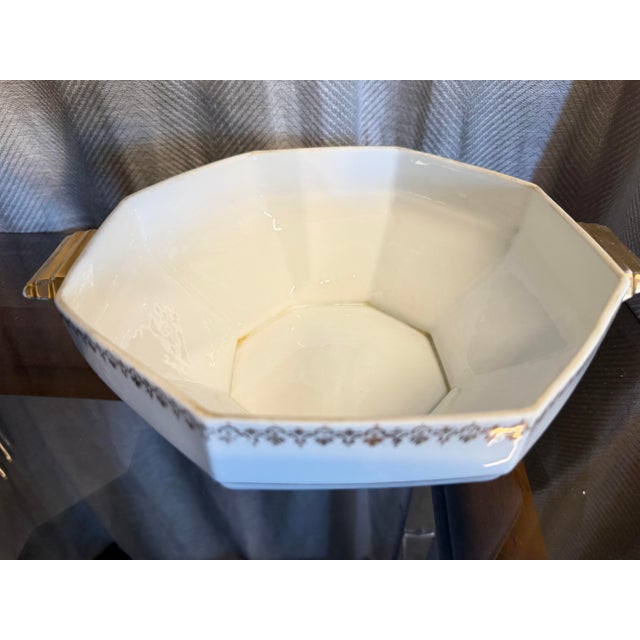 1940s 1940s Limoges France Deco Soup Tureen For Sale - Image 5 of 8