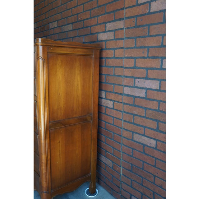 Brown Highboy Dresser ~ Secretary Desk For Sale - Image 8 of 12