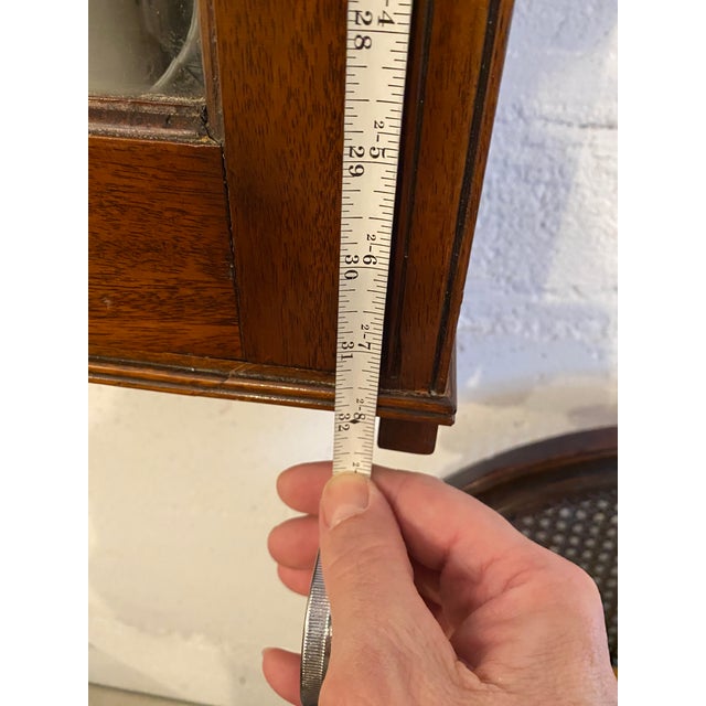 Late 19th Century English Mahogany Hanging Wall Cabinet For Sale - Image 11 of 18