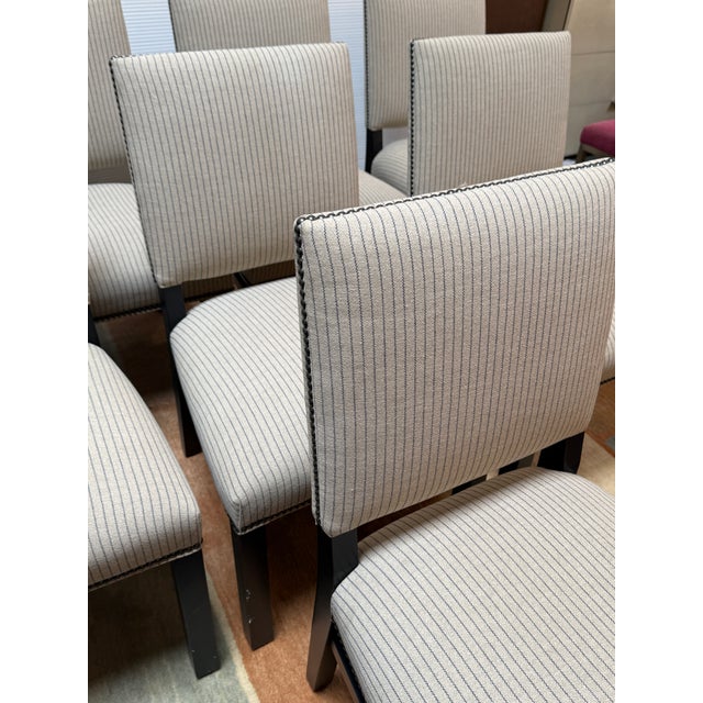 2010s Ethan Allen Sebago Dining Side Chairs, Set of Eight For Sale - Image 5 of 12
