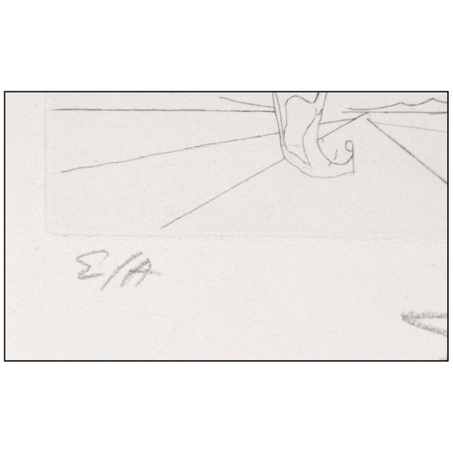 1970s 1971 Troliur and Cressida Surreal White Drypoint Salvador Dalí For Sale - Image 5 of 6