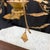 Antique French Chandelier With Gold Leaves and Branches in Old Gilding For Sale - Image 4 of 14