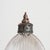 Antique Reclaimed Holophane Glass Pendant Light, 1950s For Sale - Image 4 of 8