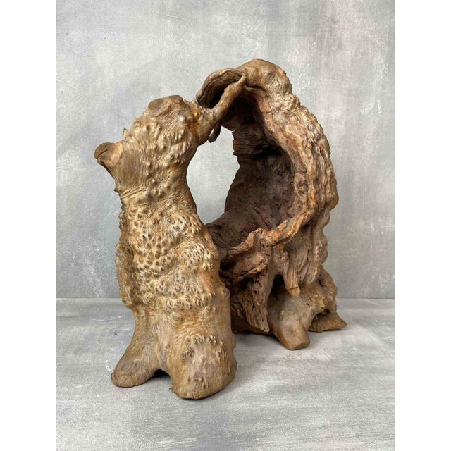 1950s Wabi-Sabi Japanese Sculptural Root Wood Object, 1950s For Sale - Image 5 of 9