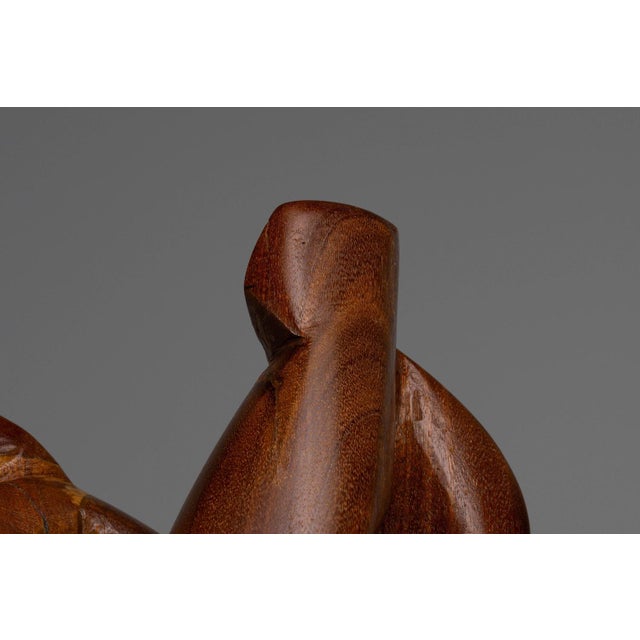 Black Abstract Modern Sculpture by Joaquin Garcia Donaire, Spain, 1960 For Sale - Image 8 of 15