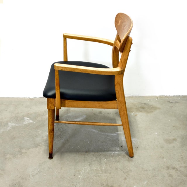 Brown Lane “Acclaim” Walnut & Ash Armchair For Sale - Image 8 of 14