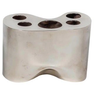 Silver-Plated Decorative Object by James Riviere, 1960s For Sale