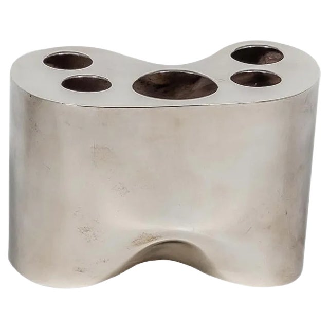 Silver-Plated Decorative Object by James Riviere, 1960s For Sale