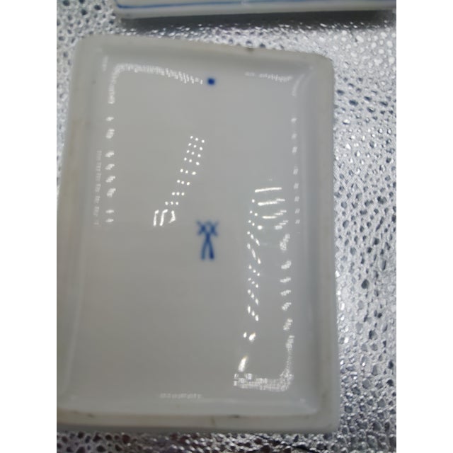 1970s Meissen Onion Pattern /Trink Box/Cigarette Case For Sale In Houston - Image 6 of 6