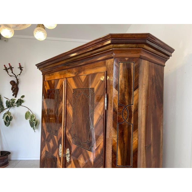 Baroque Hall Cupboard, 1700s For Sale - Image 13 of 18