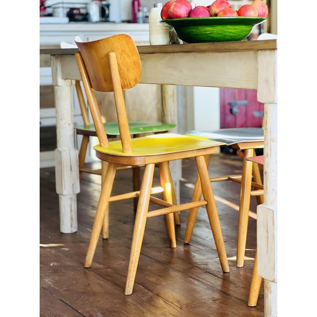 Dining Chairs from Ton, 1960s, Set of 4 For Sale - Image 14 of 18