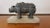 This is a Late 19th Century French Chinoiserie Style Rhinoceros Spelter Double Inkwell on Marble Base. It measures 4 1/2"...
