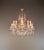 Rococo Vintage Italian Baroque Revival Crystal Chandelier Rose Crystal Accents For Sale - Image 3 of 9