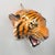 Ceramic Italian Tigerhead Terracotta Wallpiece, 1960s For Sale - Image 7 of 9
