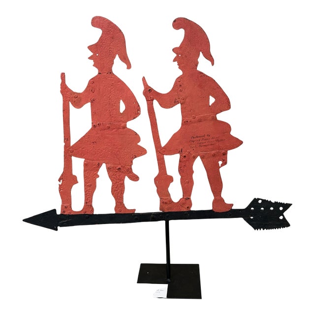 Early C. 19th Weathervane, Pair For Sale