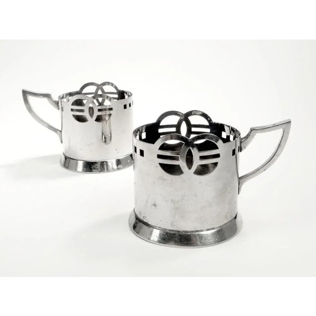 Art Deco Tea Basket from WMF, Germany, 1900s, Set of 2 For Sale - Image 5 of 8