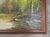 Mid 20th Century American School, 20th Century River Side Landscape, Oil on Canvas Frame For Sale - Image 5 of 12